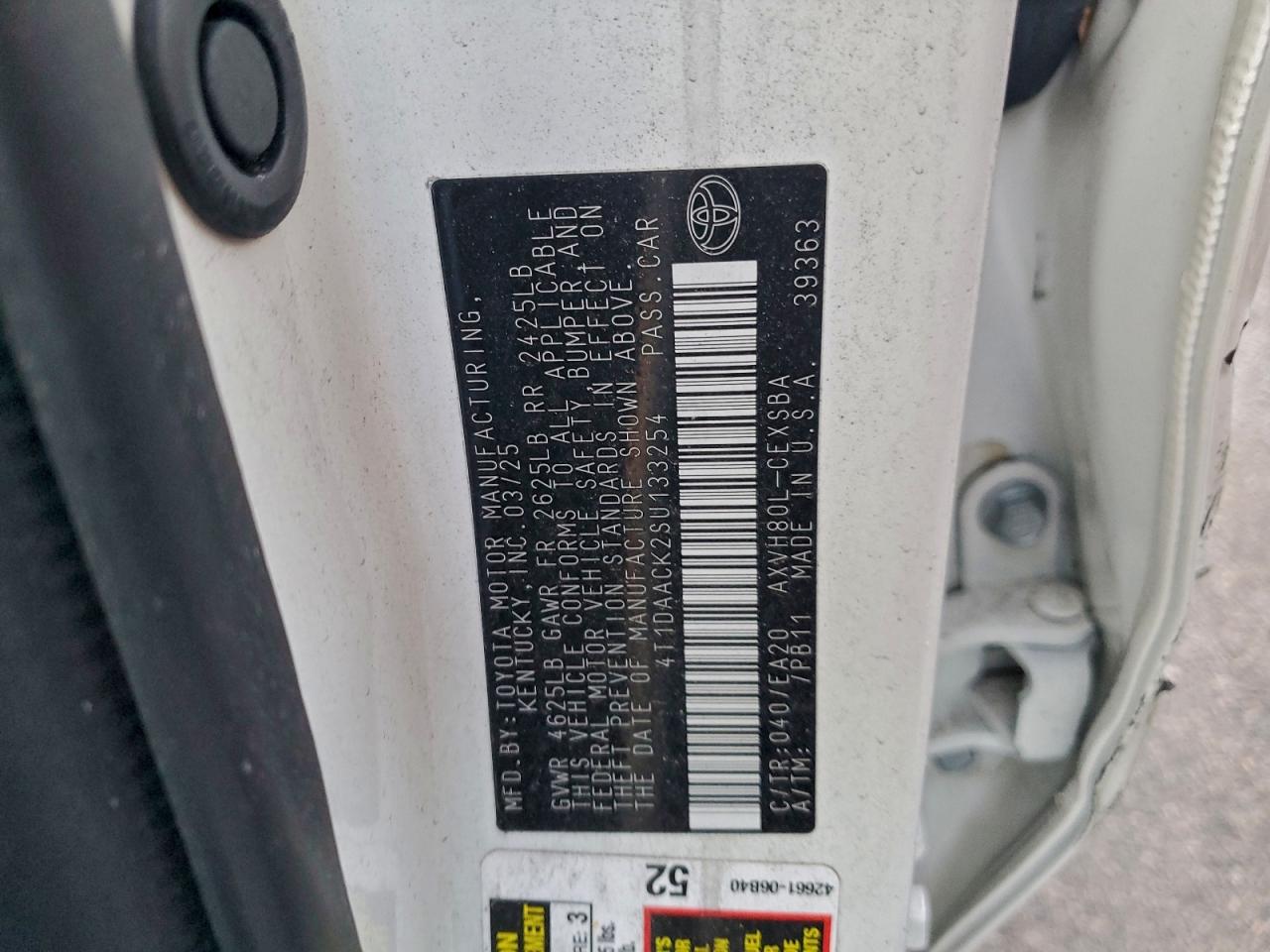 2025 TOYOTA CAMRY XSE photo 13