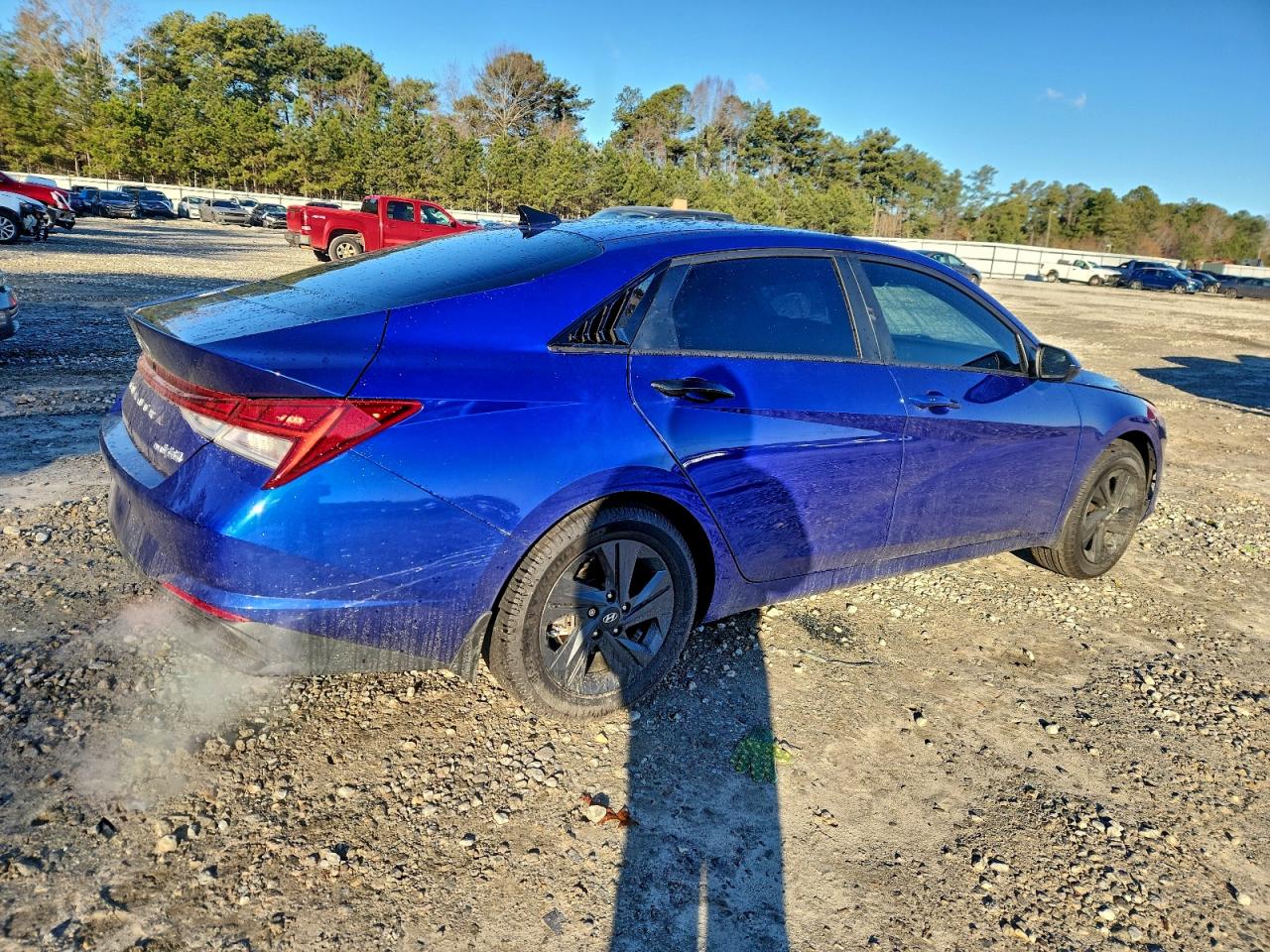 2023 HYUNDAI ELANTRA BLUE photo 7