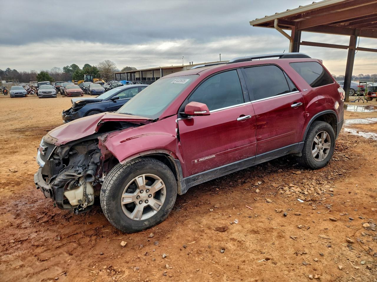 2008 GMC ACADIA SLT-1 — FRONT END damage — photo 1