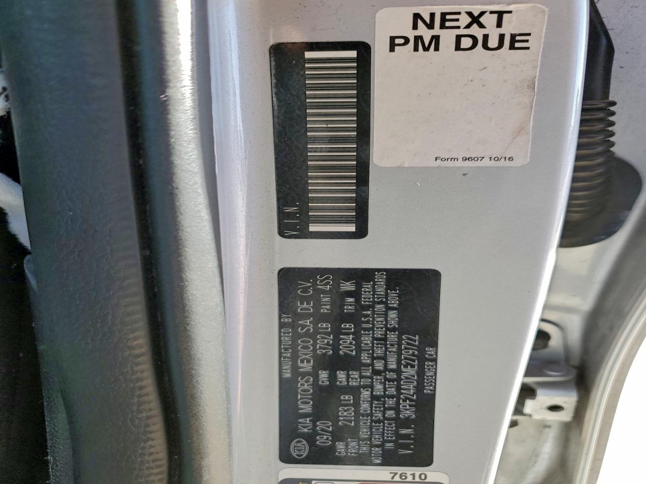 2021 KIA FORTE FE photo 12