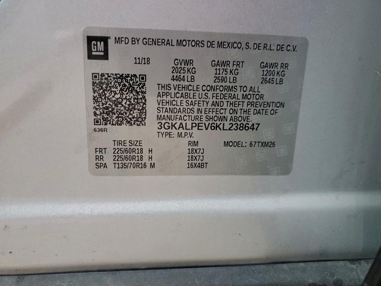 2019 GMC TERRAIN SLT photo 13