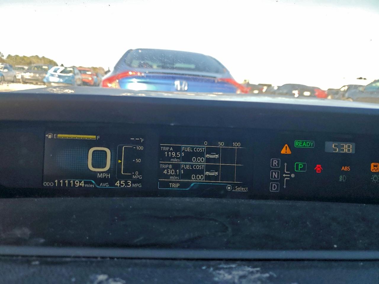 2017 TOYOTA PRIUS photo 9