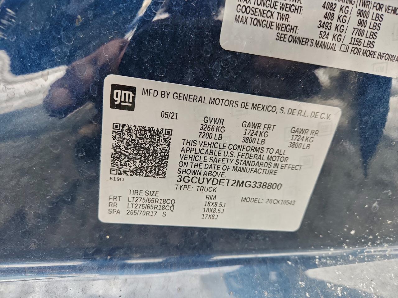 2021 CHEVROLET SILVERADO K1500 LT photo 12