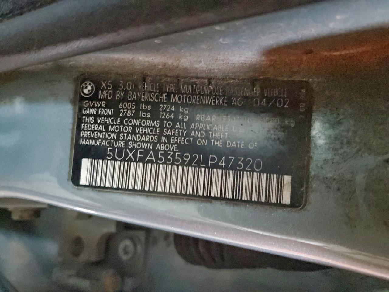 2002 BMW X5 3.0I photo 13