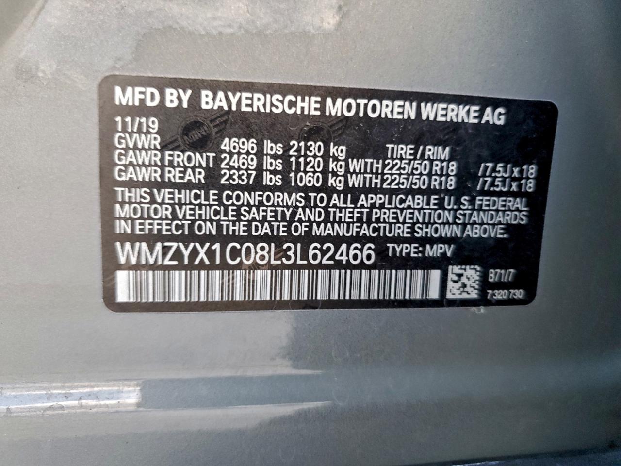 2020 MINI COOPER S COUNTRYMAN ALL4 photo 12
