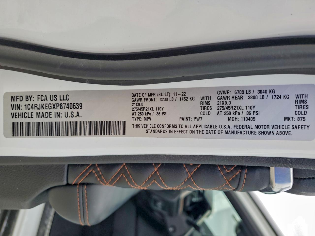 2023 JEEP GRAND CHEROKEE L SUMMIT photo 13
