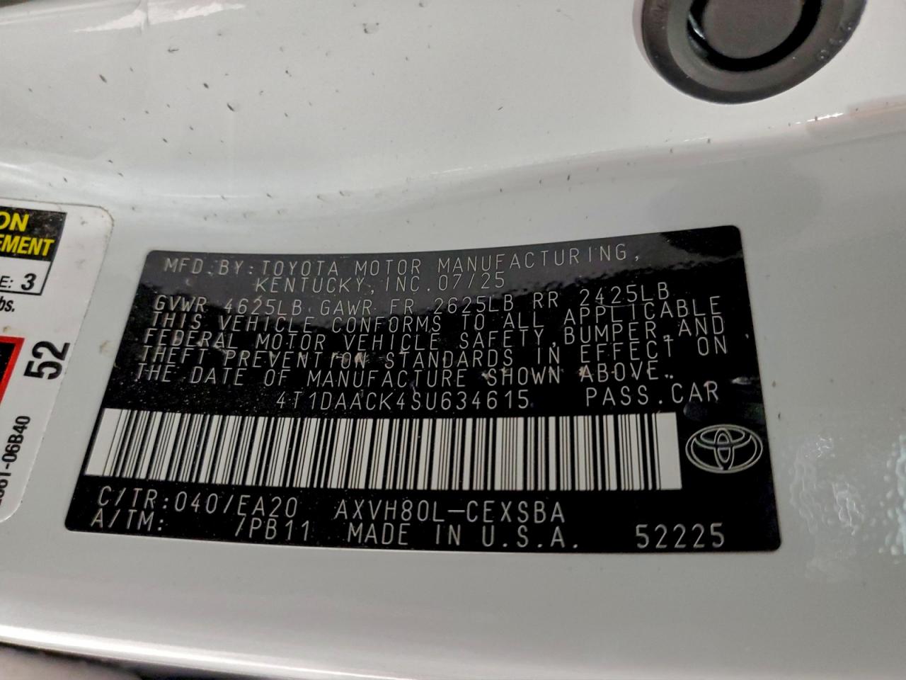 2025 TOYOTA CAMRY XSE photo 13