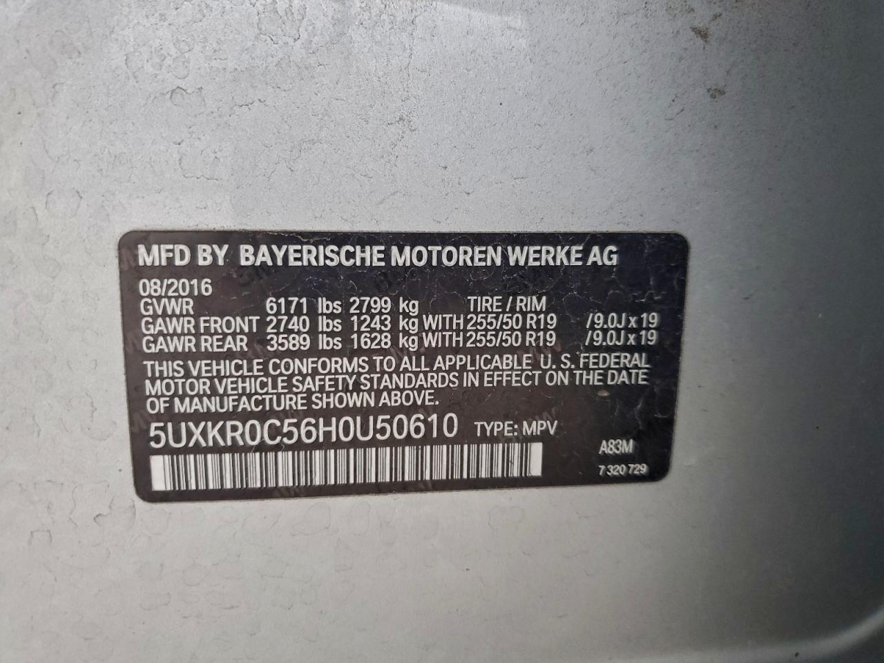 2017 BMW X5 XDRIVE35I photo 13