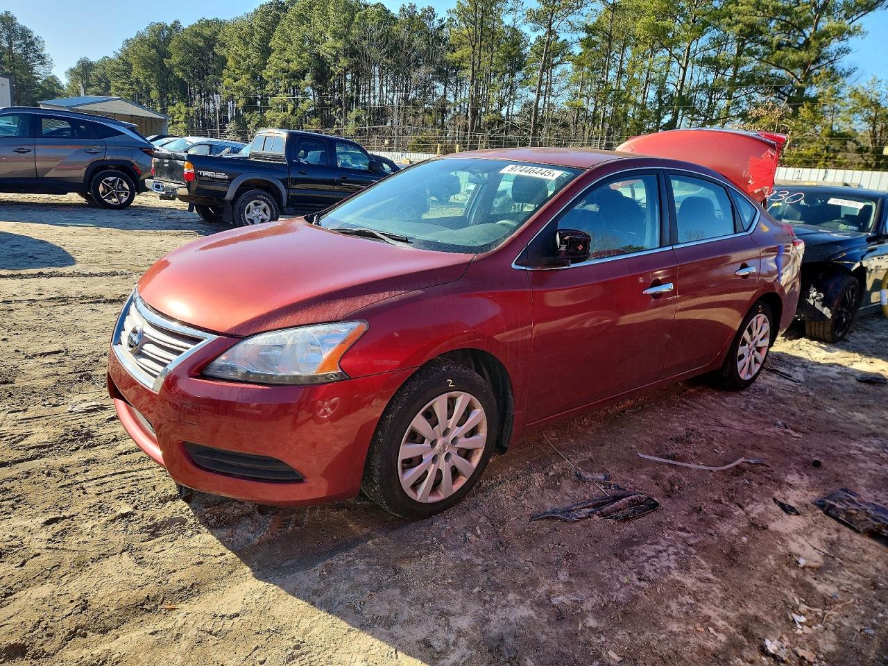 2015 NISSAN SENTRA S — REAR END damage — photo 1