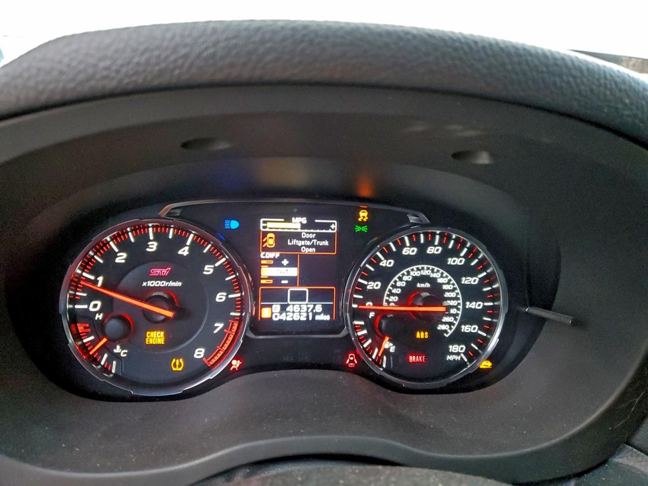2021 SUBARU WRX STI photo 9