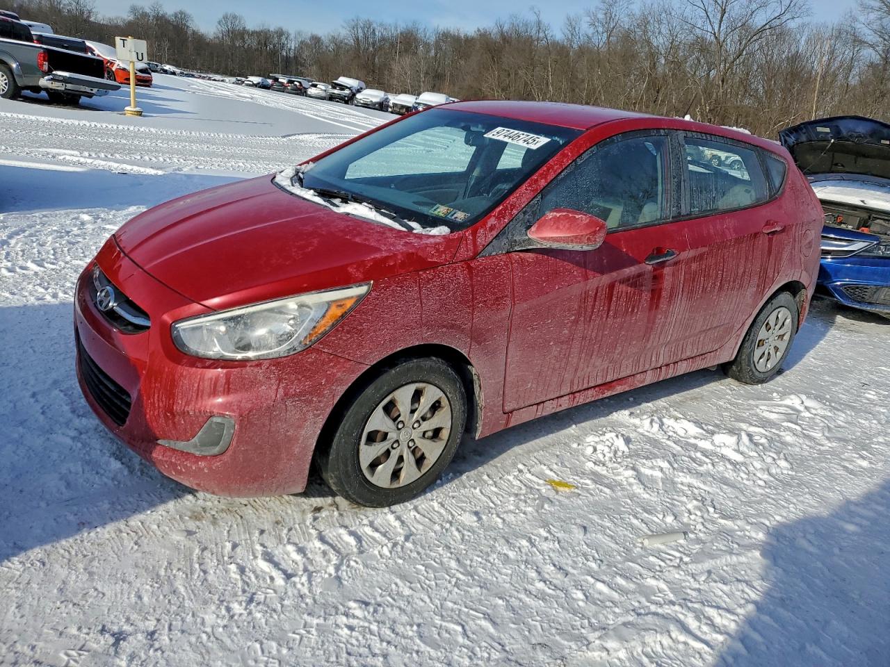 2016 HYUNDAI ACCENT SE — FRONT END damage — photo 1