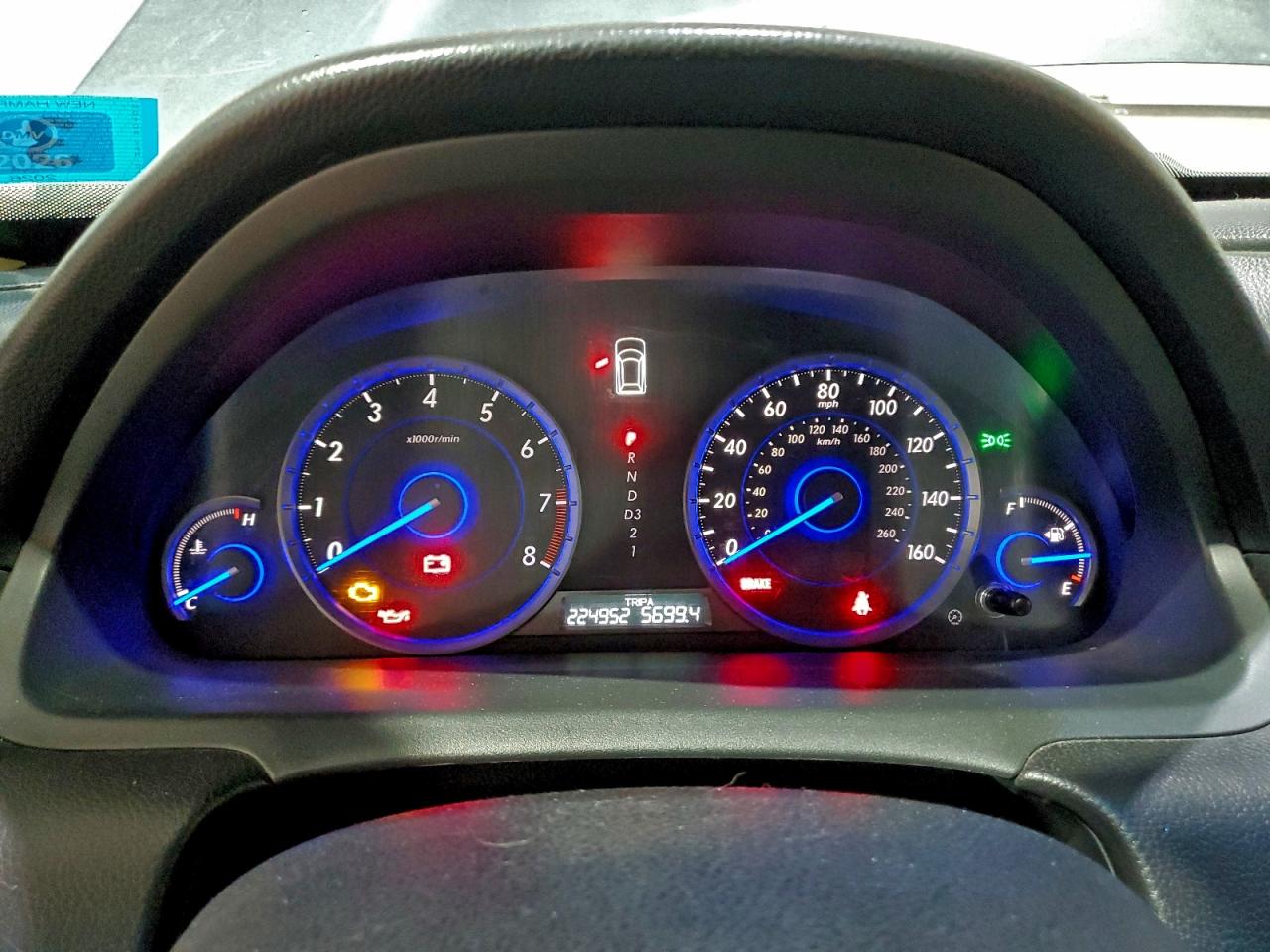 2010 HONDA ACCORD CROSSTOUR EXL photo 9
