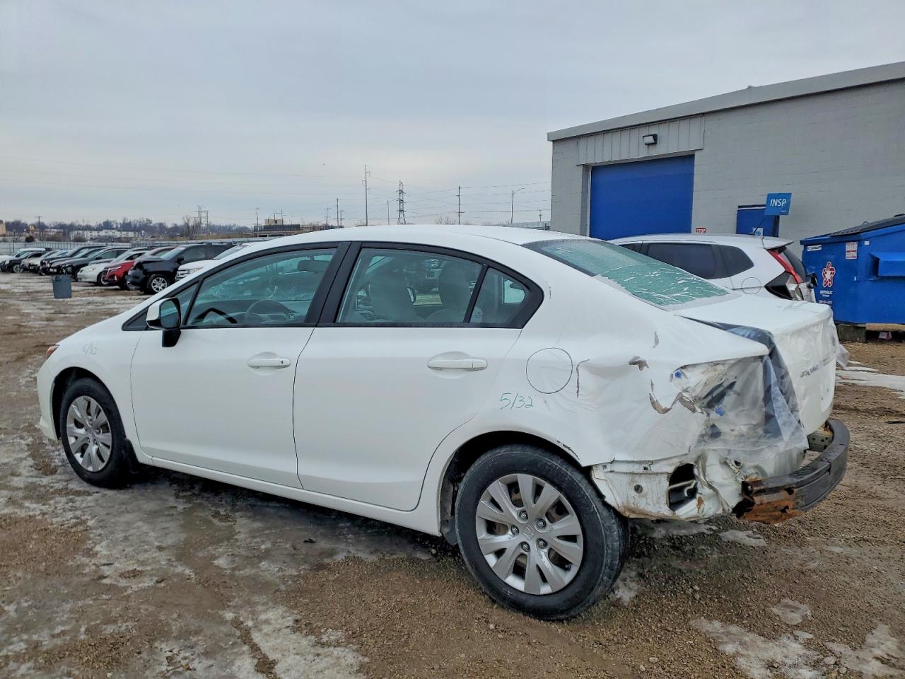 2012 HONDA CIVIC LX photo 2