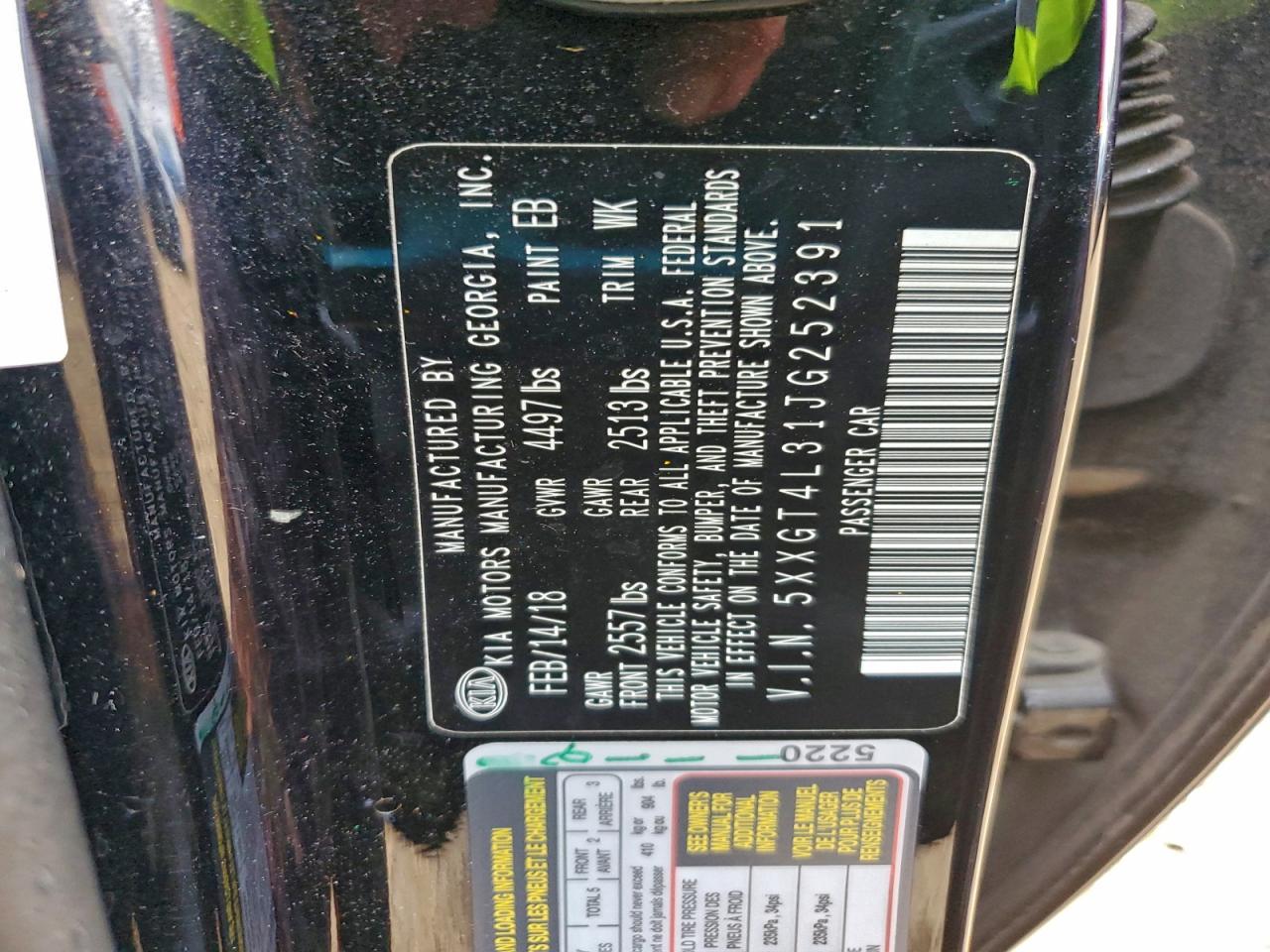 2018 KIA OPTIMA LX photo 12