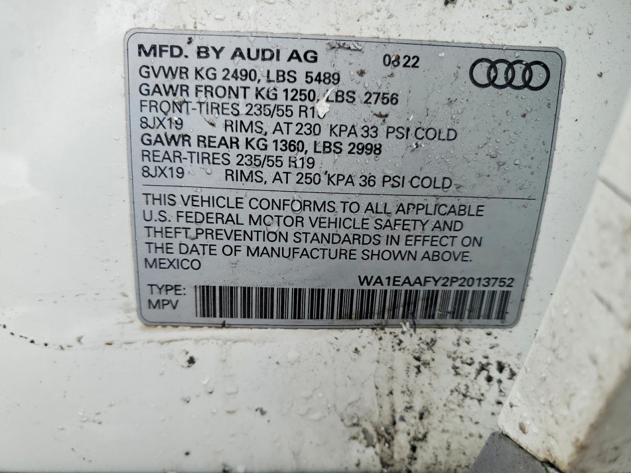 2023 AUDI Q5 PREMIUM PLUS 45 photo 13
