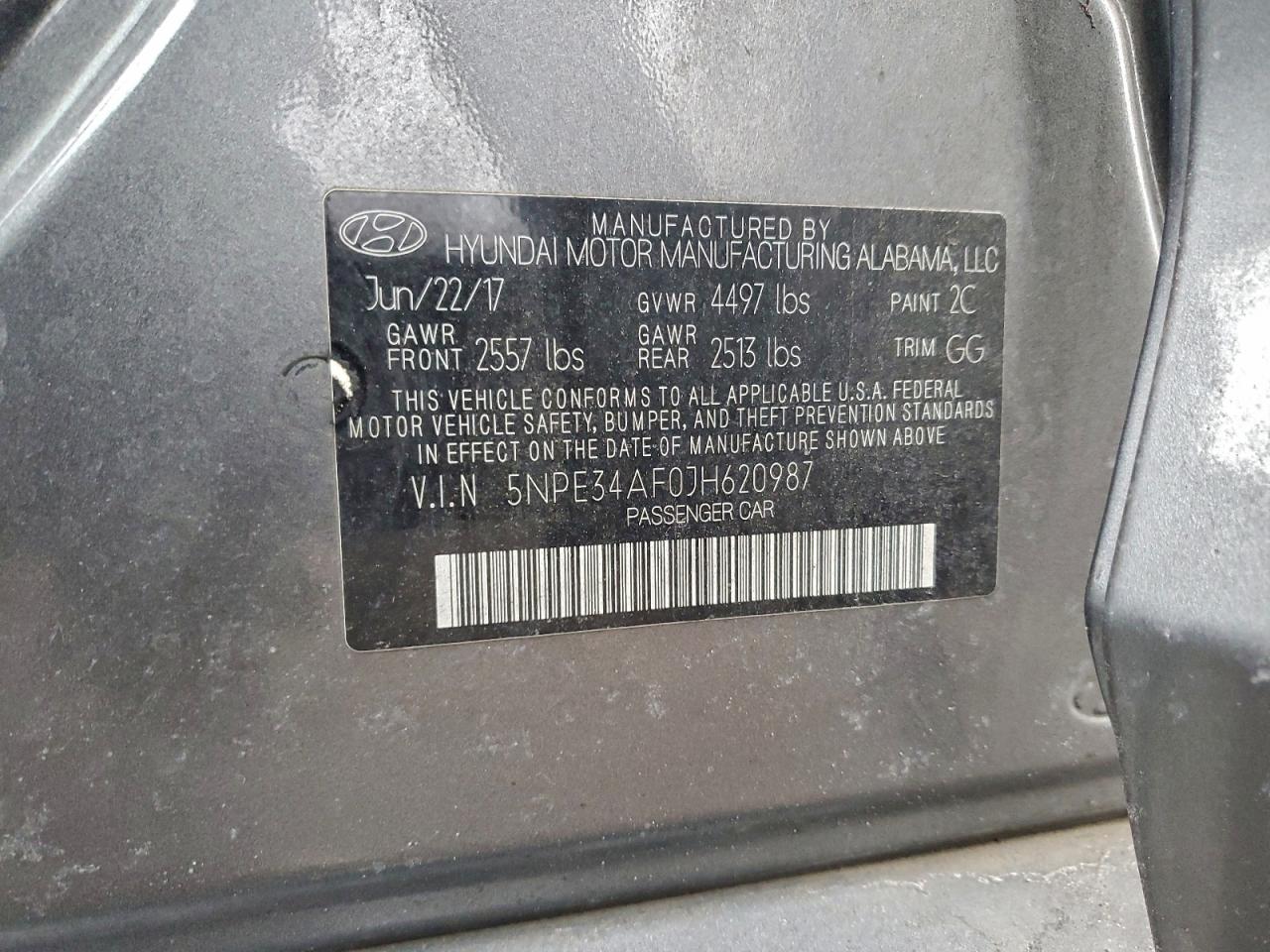 2018 HYUNDAI SONATA SPORT photo 12