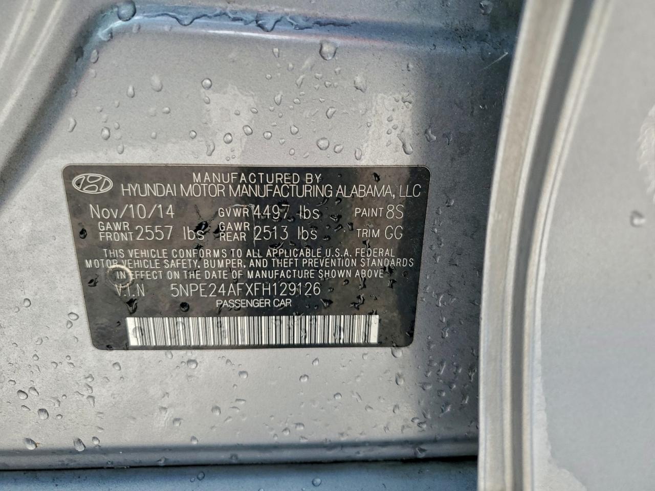 2015 HYUNDAI SONATA SE photo 12