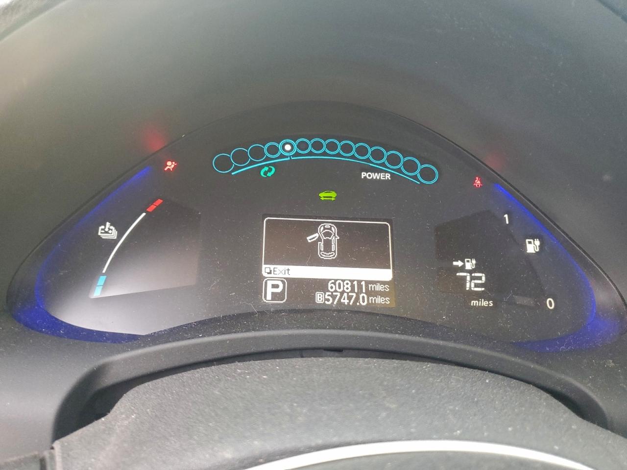 2015 NISSAN LEAF S photo 9