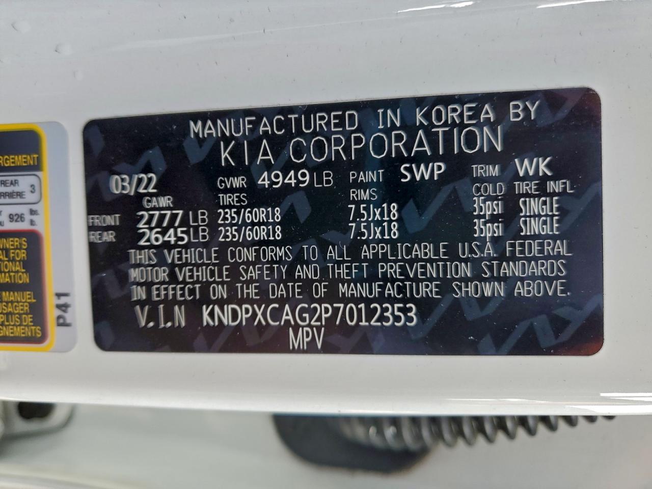 2023 KIA SPORTAGE SX PRESTIGE photo 12