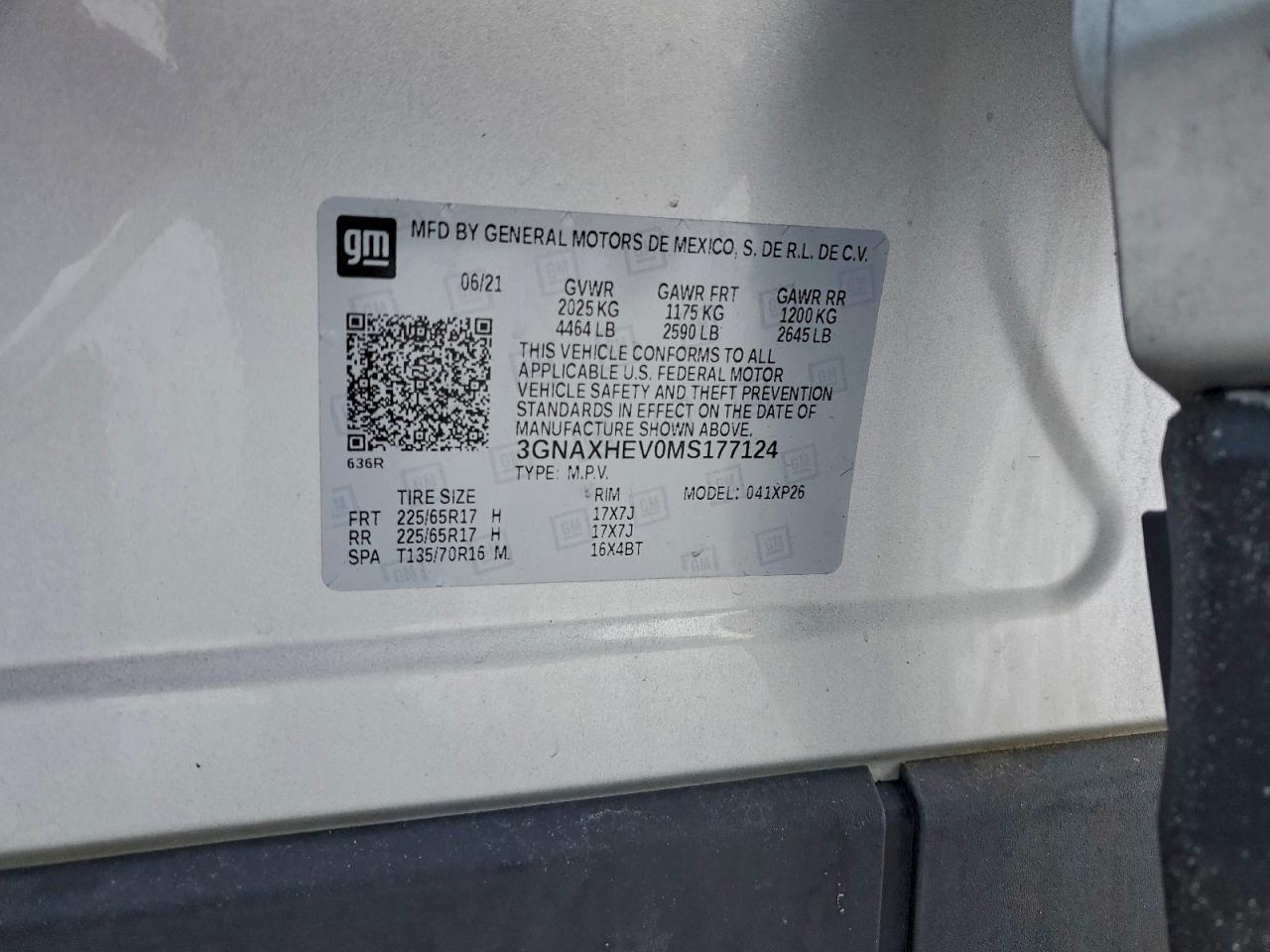 2021 CHEVROLET EQUINOX LS photo 14