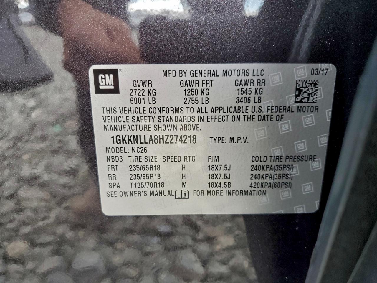 2017 GMC ACADIA SLE photo 13