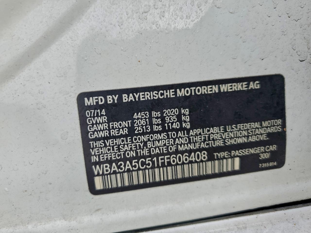 2015 BMW 328 I photo 12