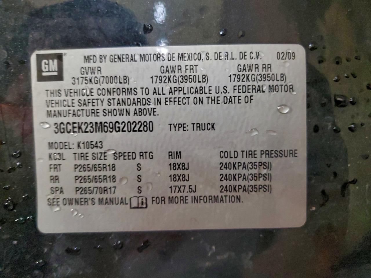2009 CHEVROLET SILVERADO K1500 LT photo 12