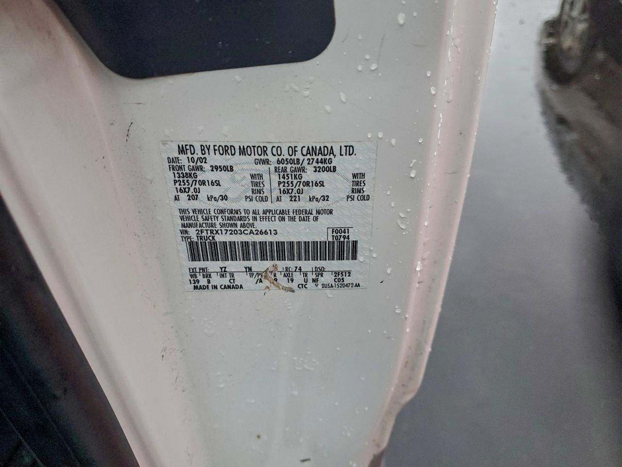 2003 FORD F150 photo 12