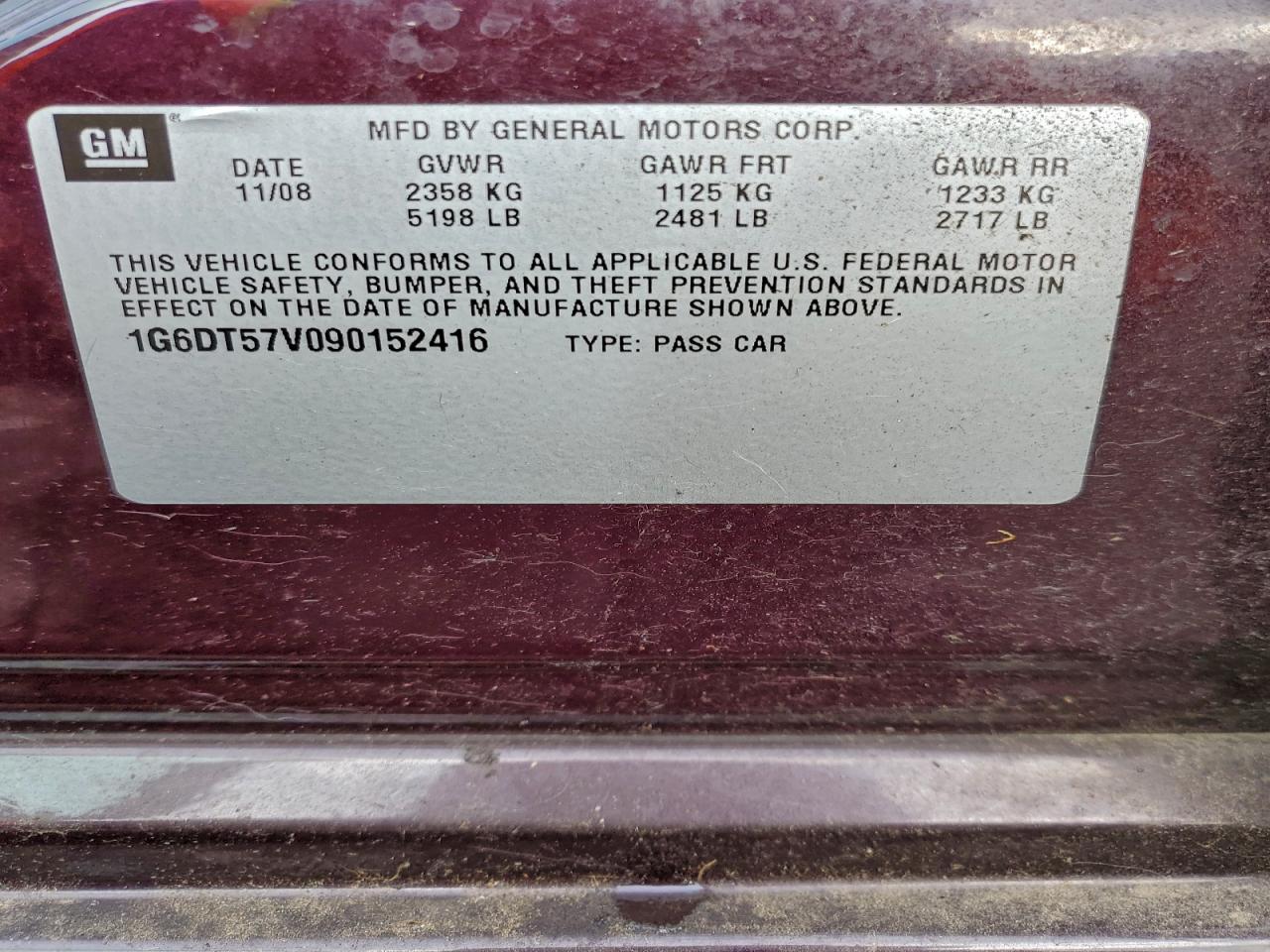 2009 CADILLAC CTS HI FEATURE V6 photo 12