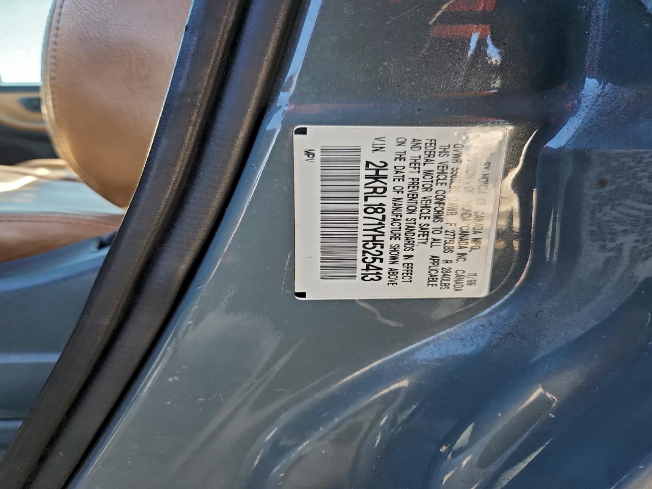 2000 HONDA ODYSSEY EX photo 13