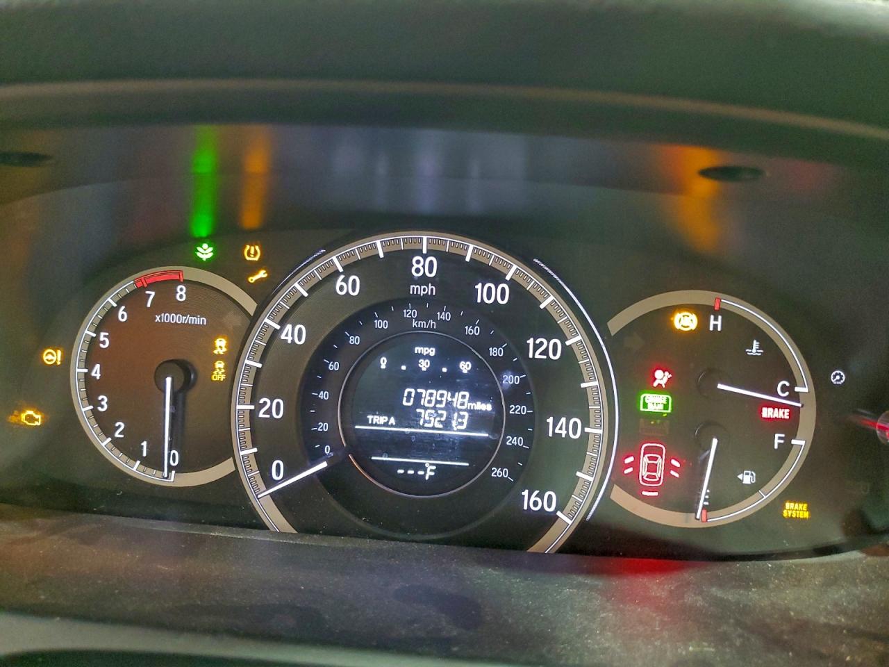 2017 HONDA ACCORD EX photo 9