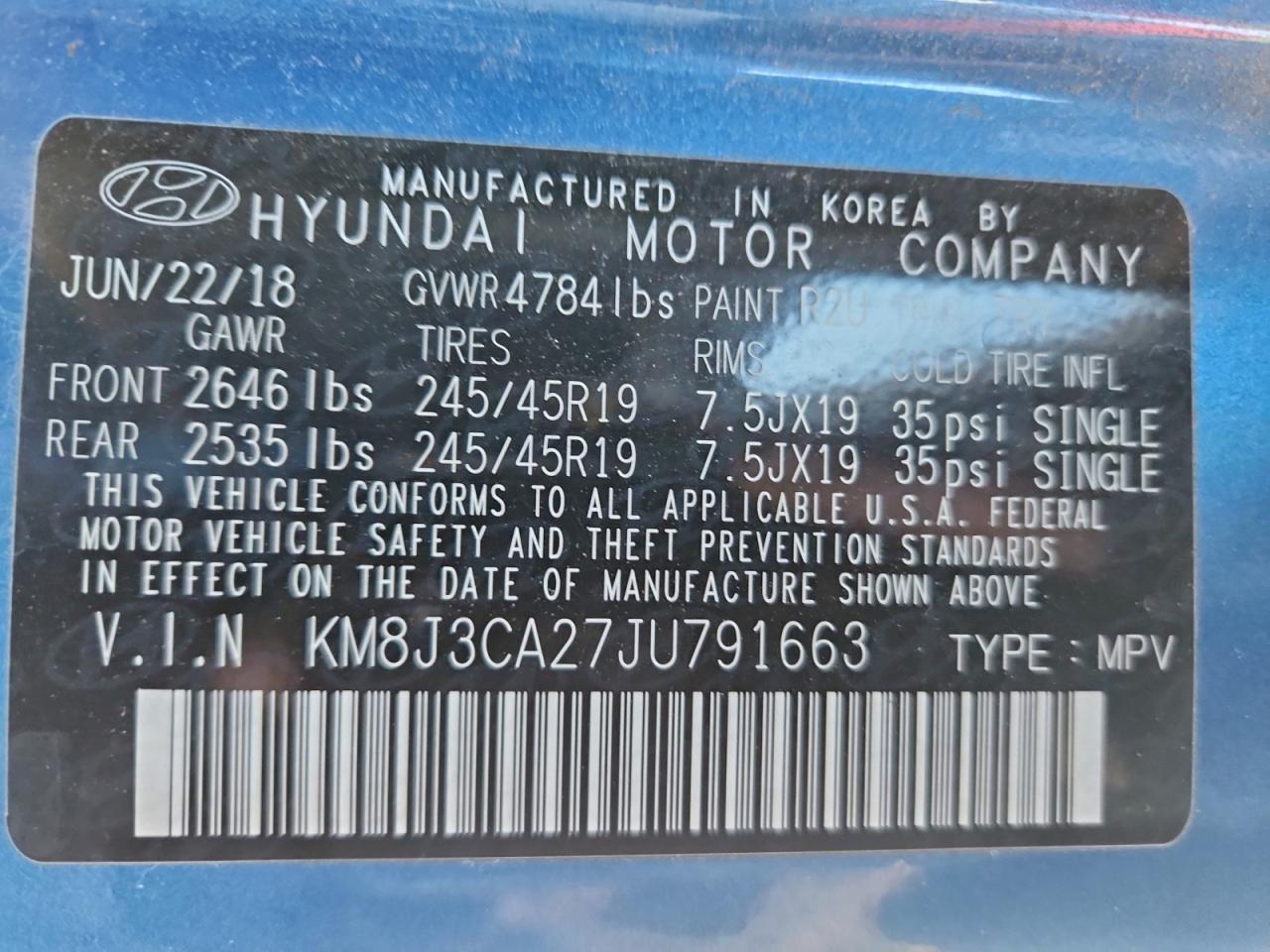 2018 HYUNDAI TUCSON VALUE photo 13