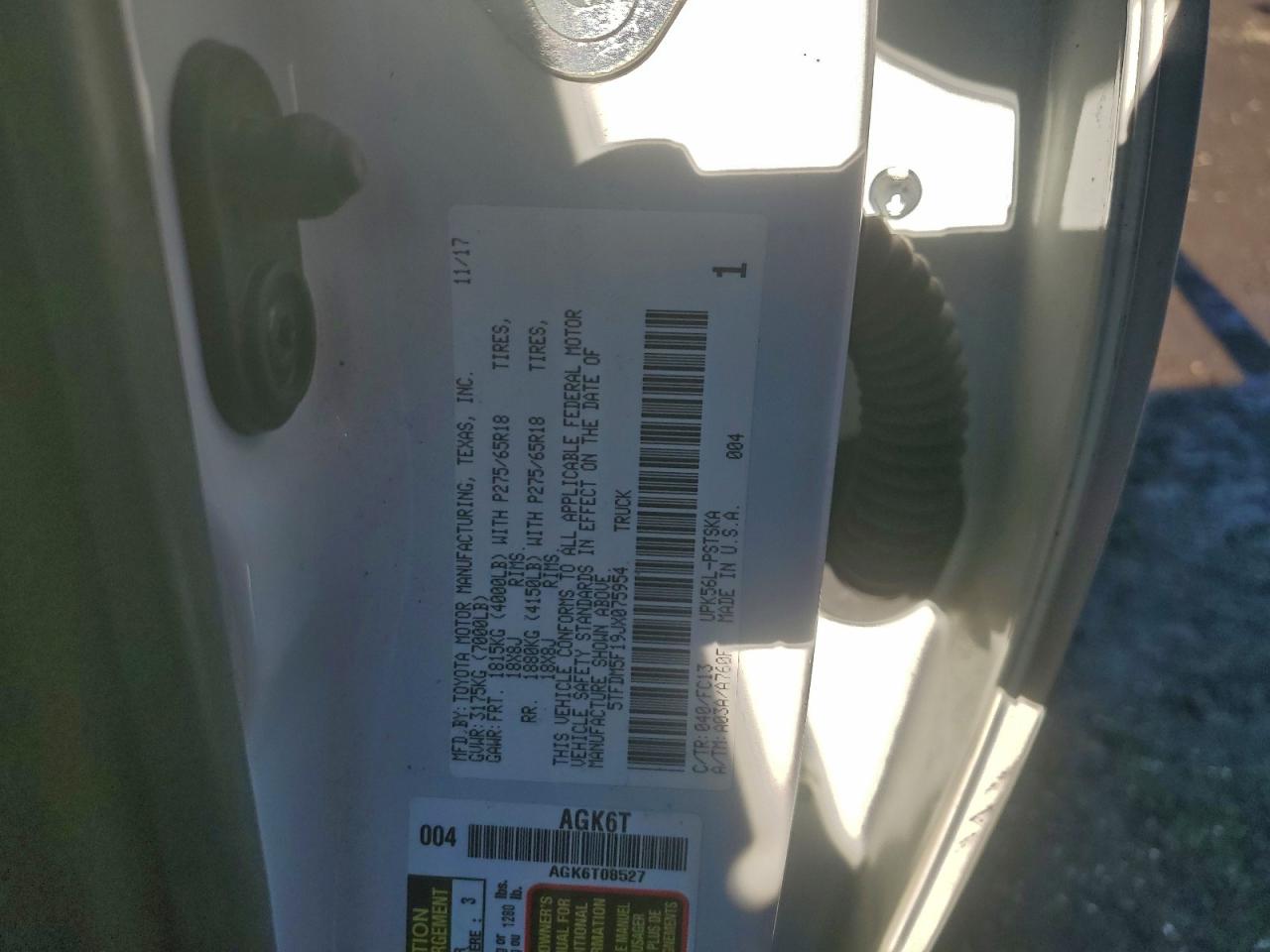 2018 TOYOTA TUNDRA CREWMAX SR5 photo 12