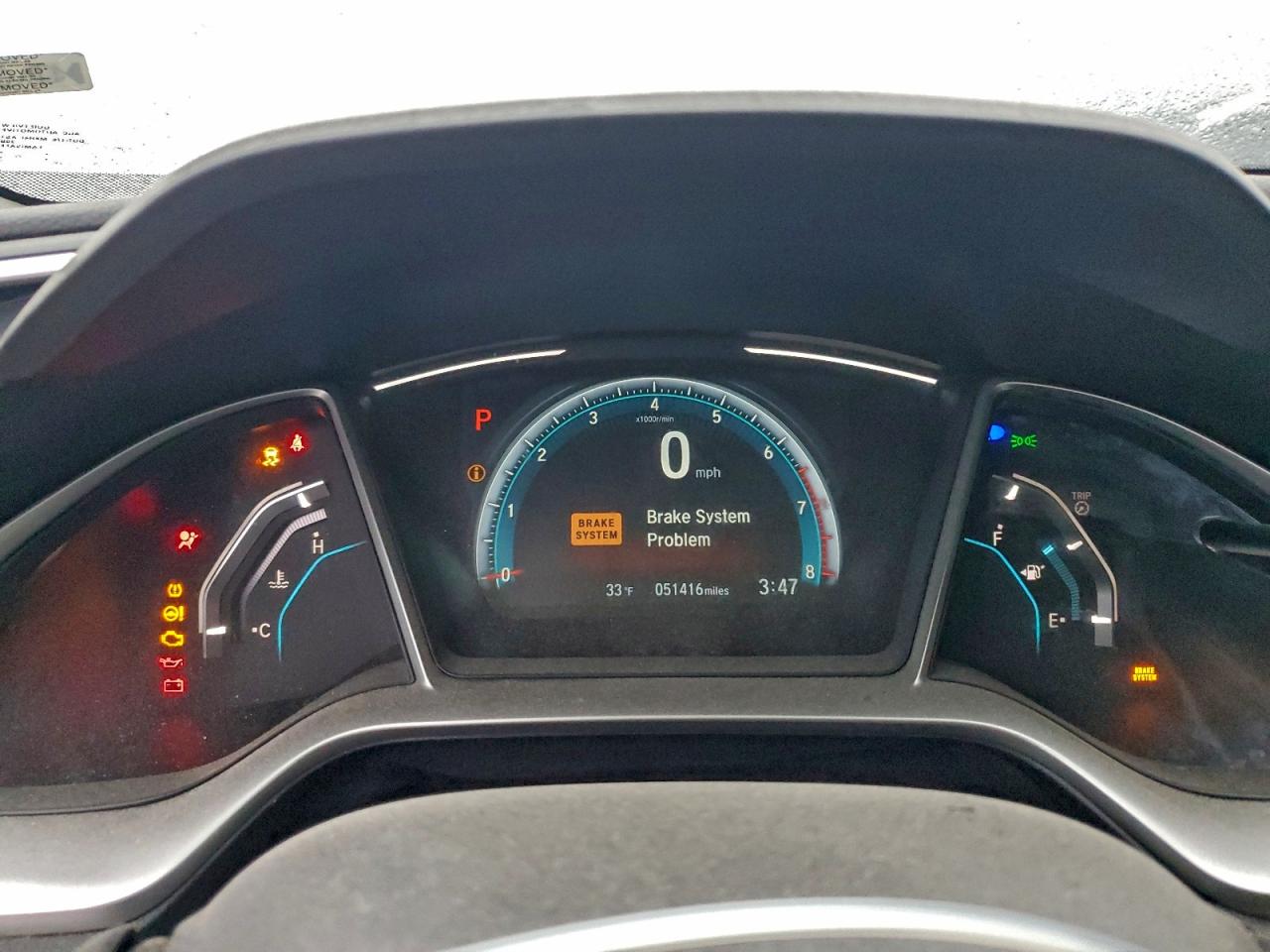 2017 HONDA CIVIC EX photo 9