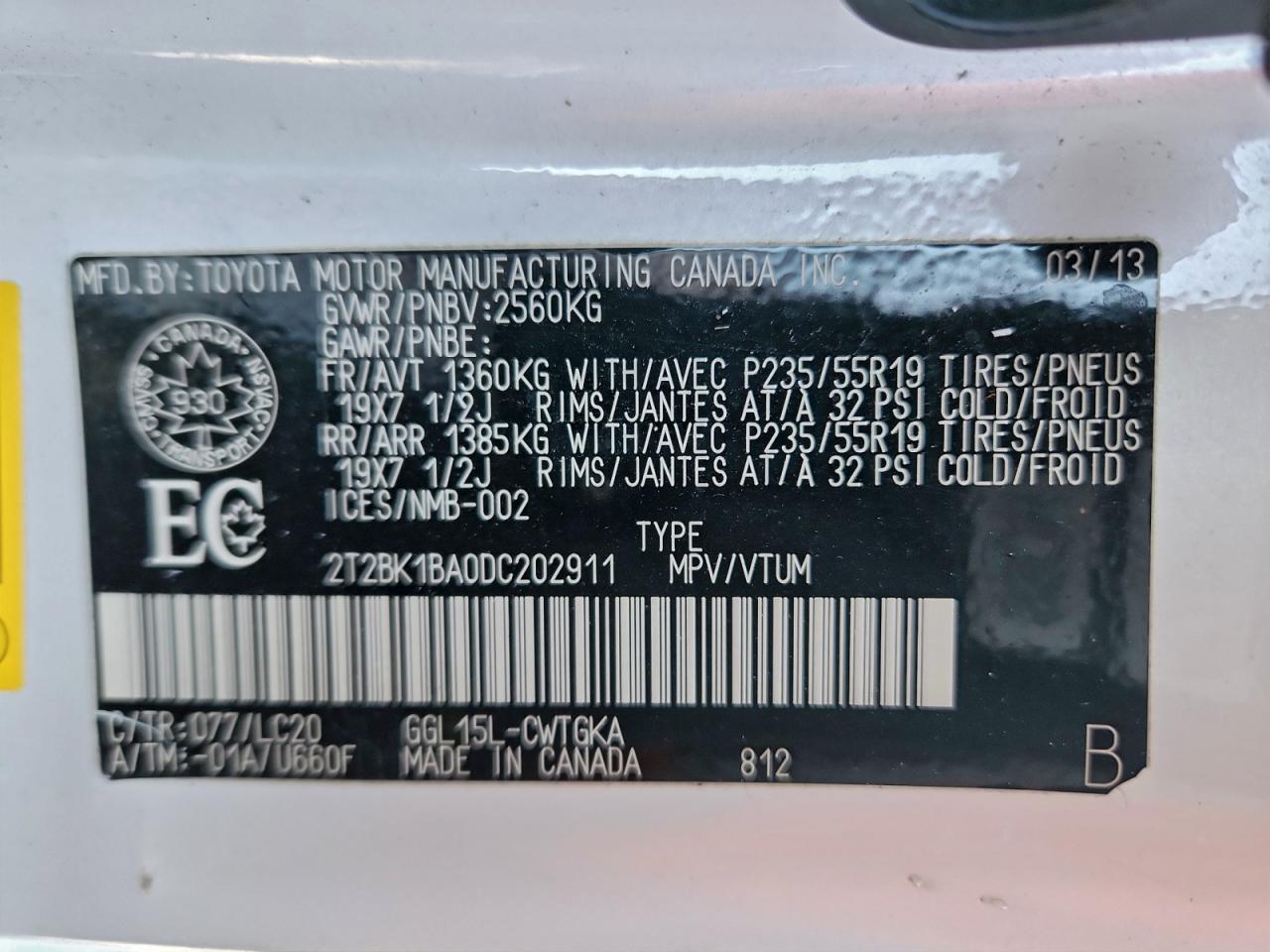 2013 LEXUS RX 350 BASE photo 14