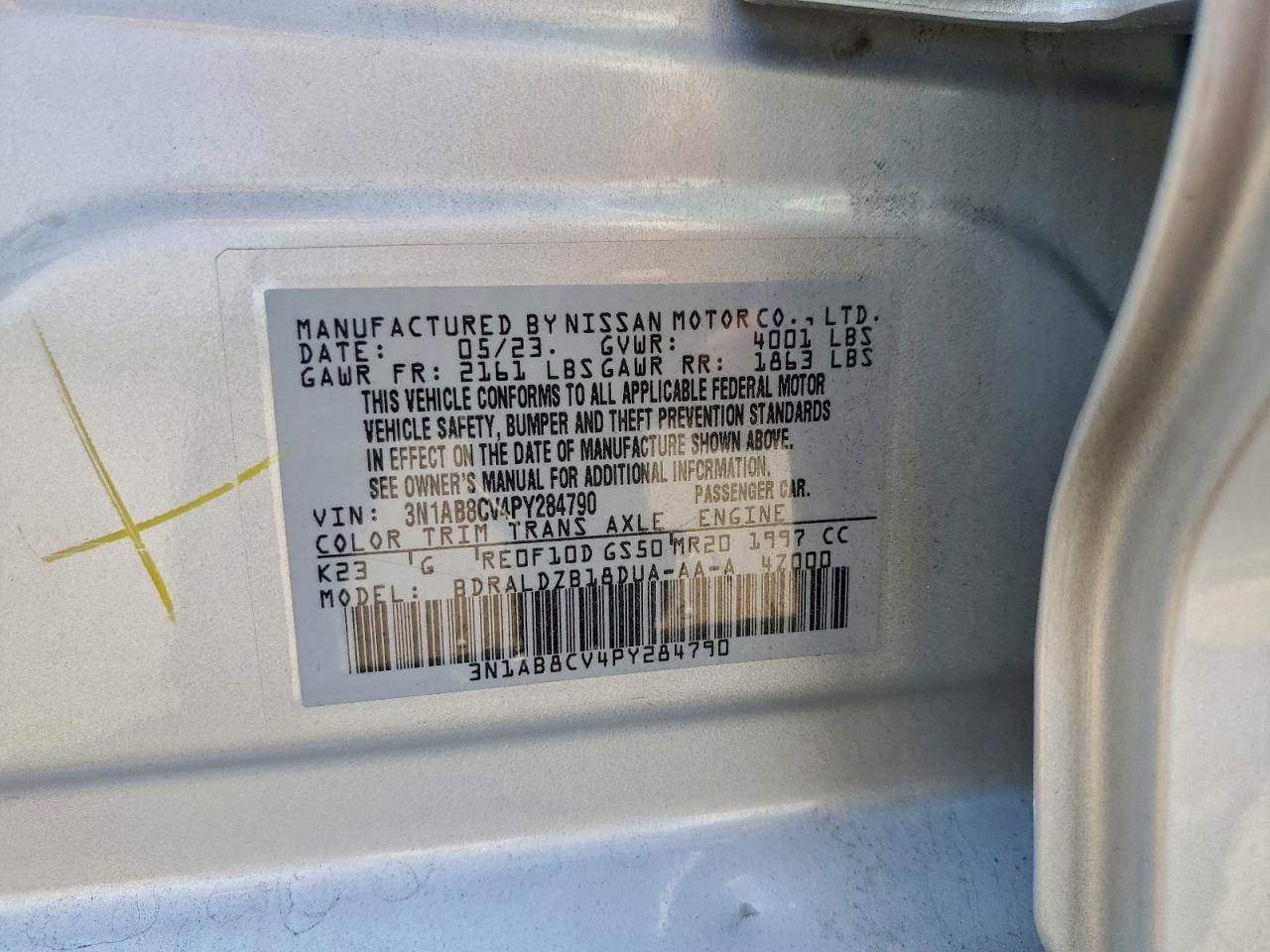 2023 NISSAN SENTRA SV photo 45