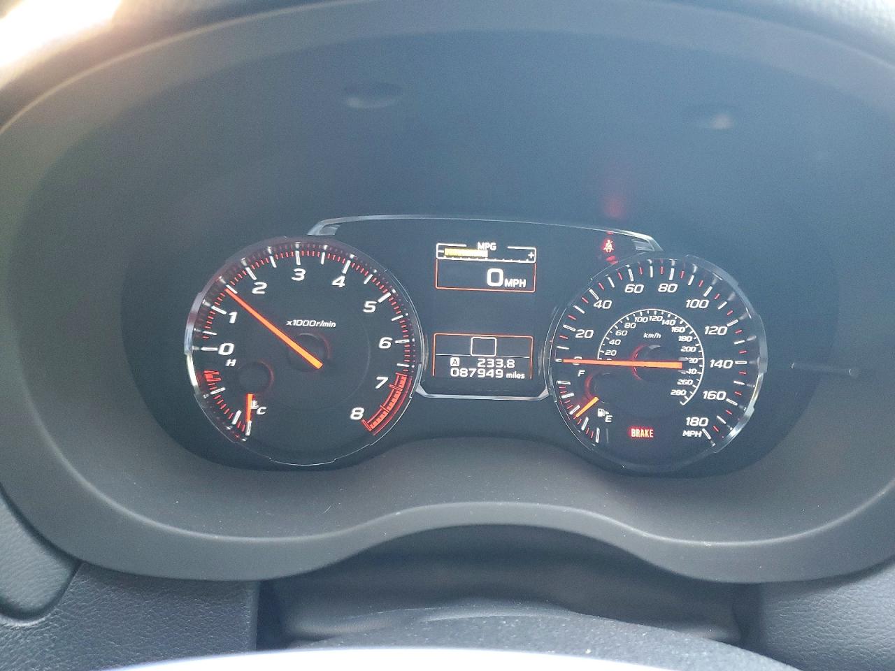 2018 SUBARU WRX PREMIUM photo 9