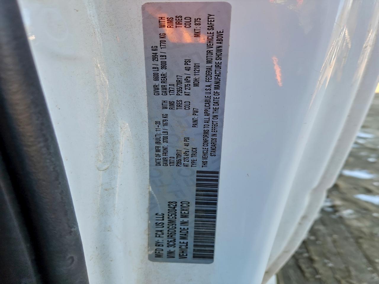2021 RAM 1500 CLASSIC TRADESMAN photo 12