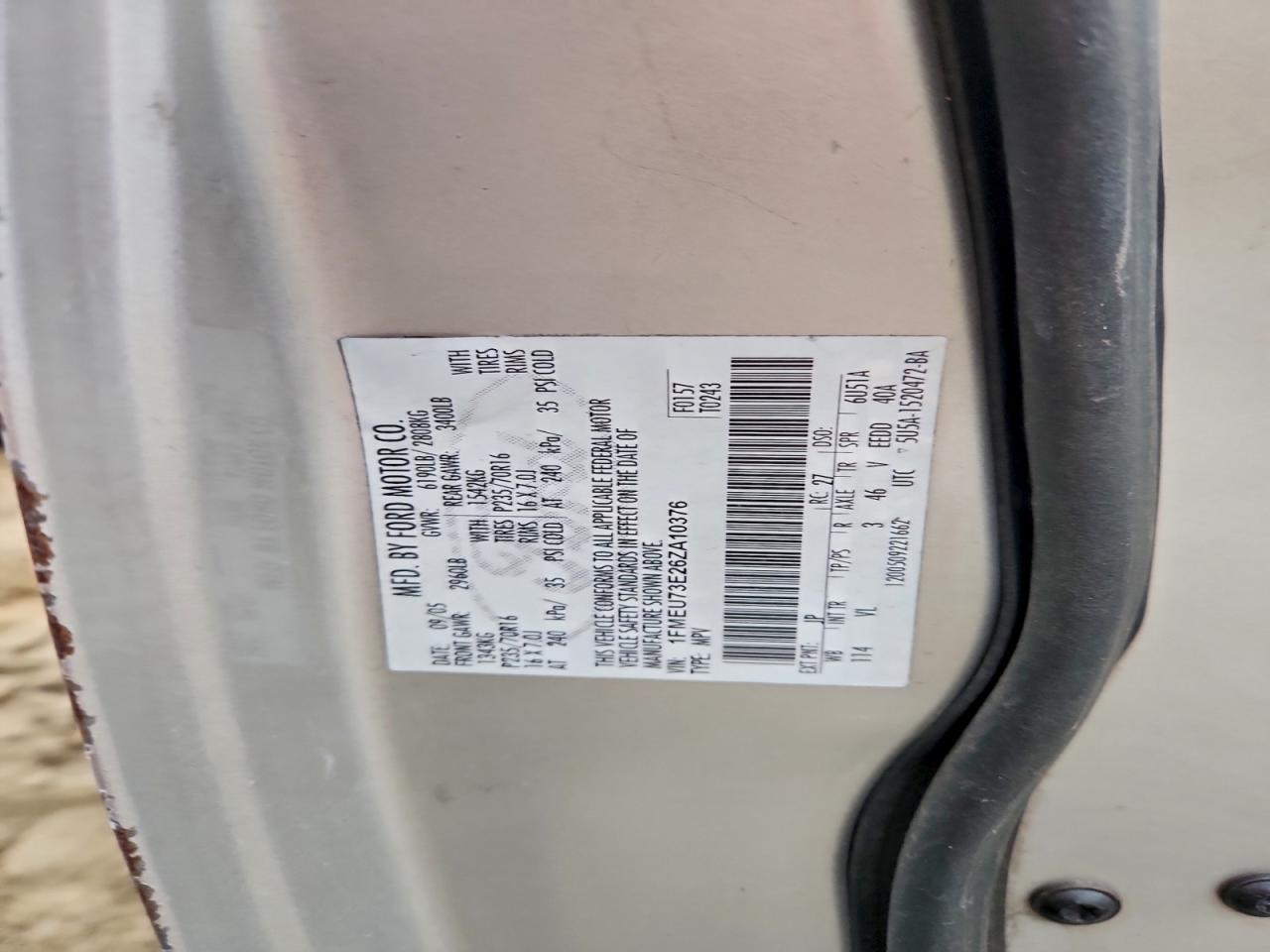 2006 FORD EXPLORER photo 13