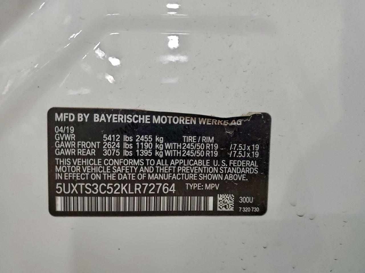 2019 BMW X3 XDRIVEM40I photo 14