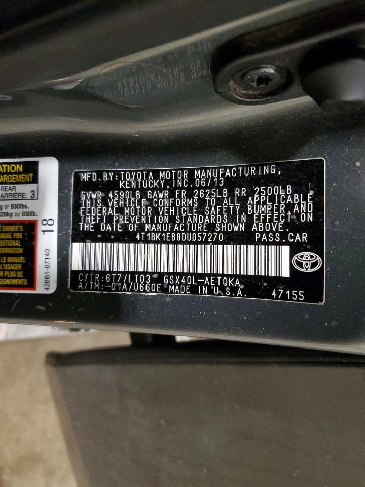 2013 TOYOTA AVALON BASE photo 12