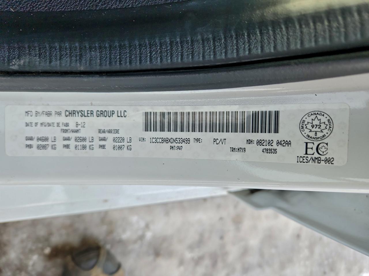 2013 CHRYSLER 200 LX photo 12
