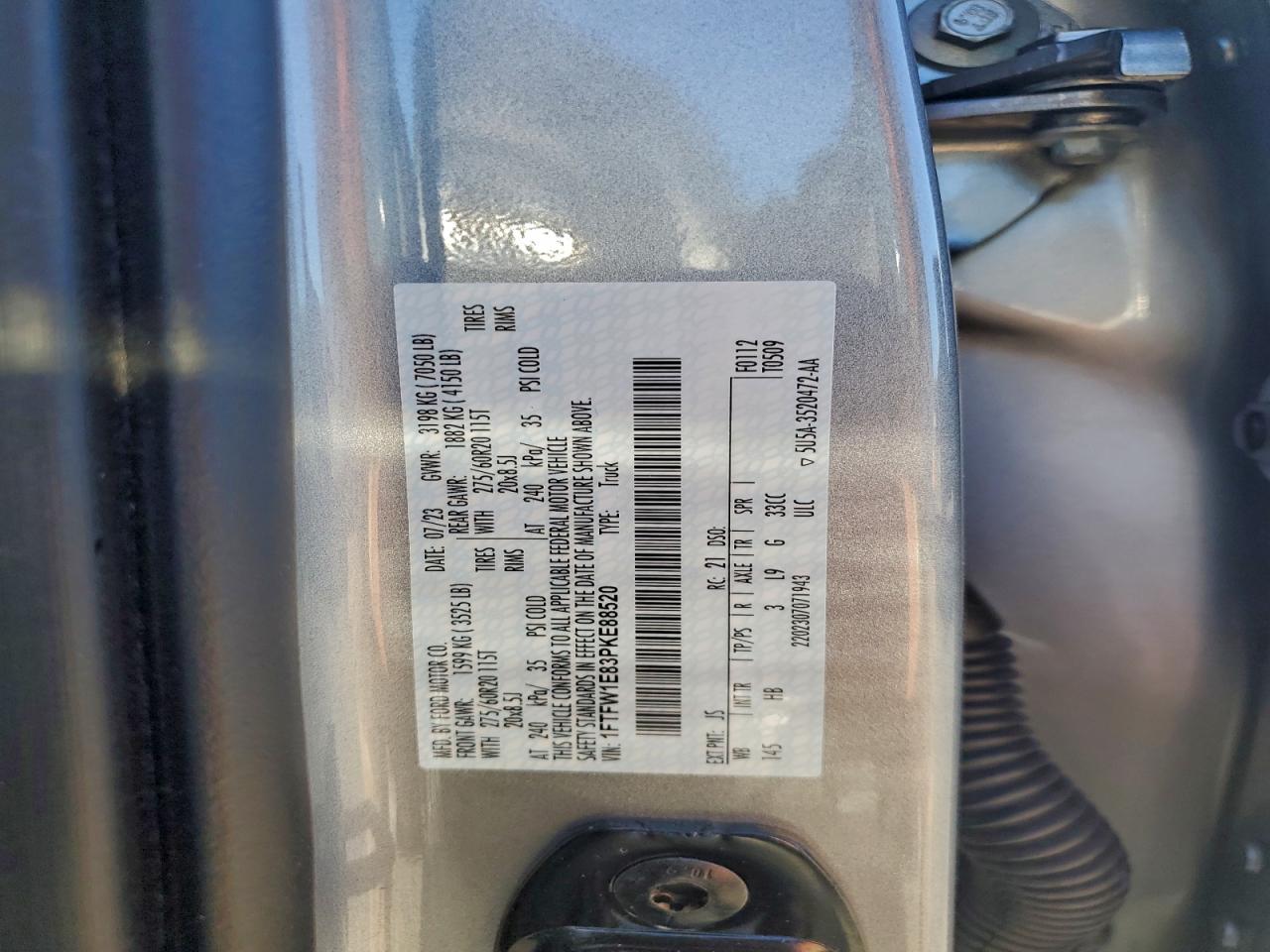 2023 FORD F150 SUPERCREW photo 34