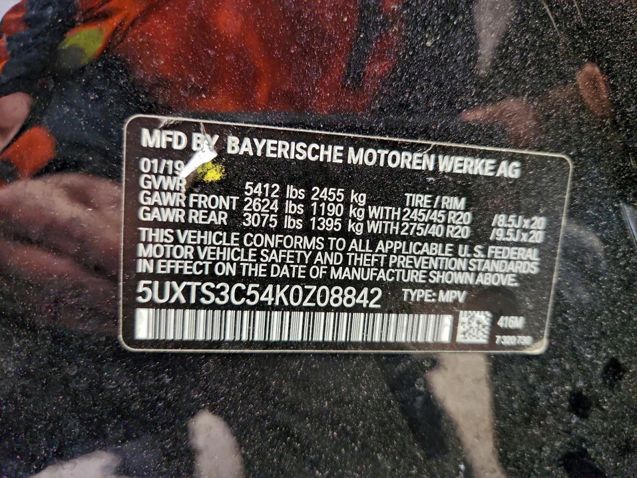 2019 BMW X3 XDRIVEM40I photo 13