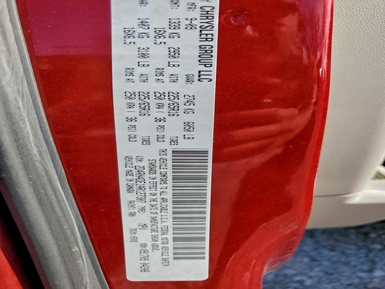 2010 DODGE GRAND CARAVAN SE photo 13