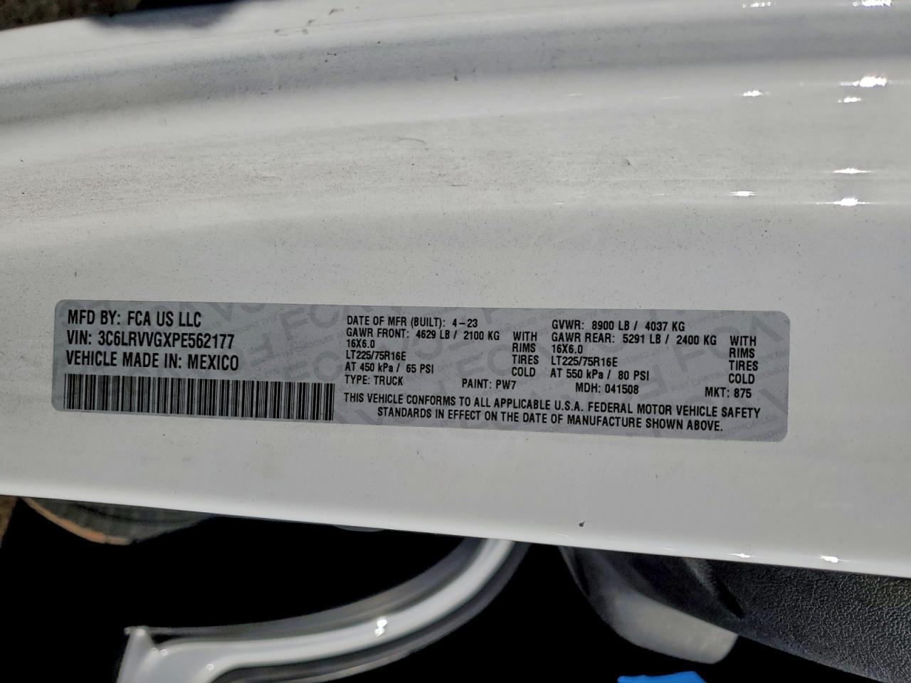 2023 RAM PROMASTER 2500 DELIVERY VAN photo 14