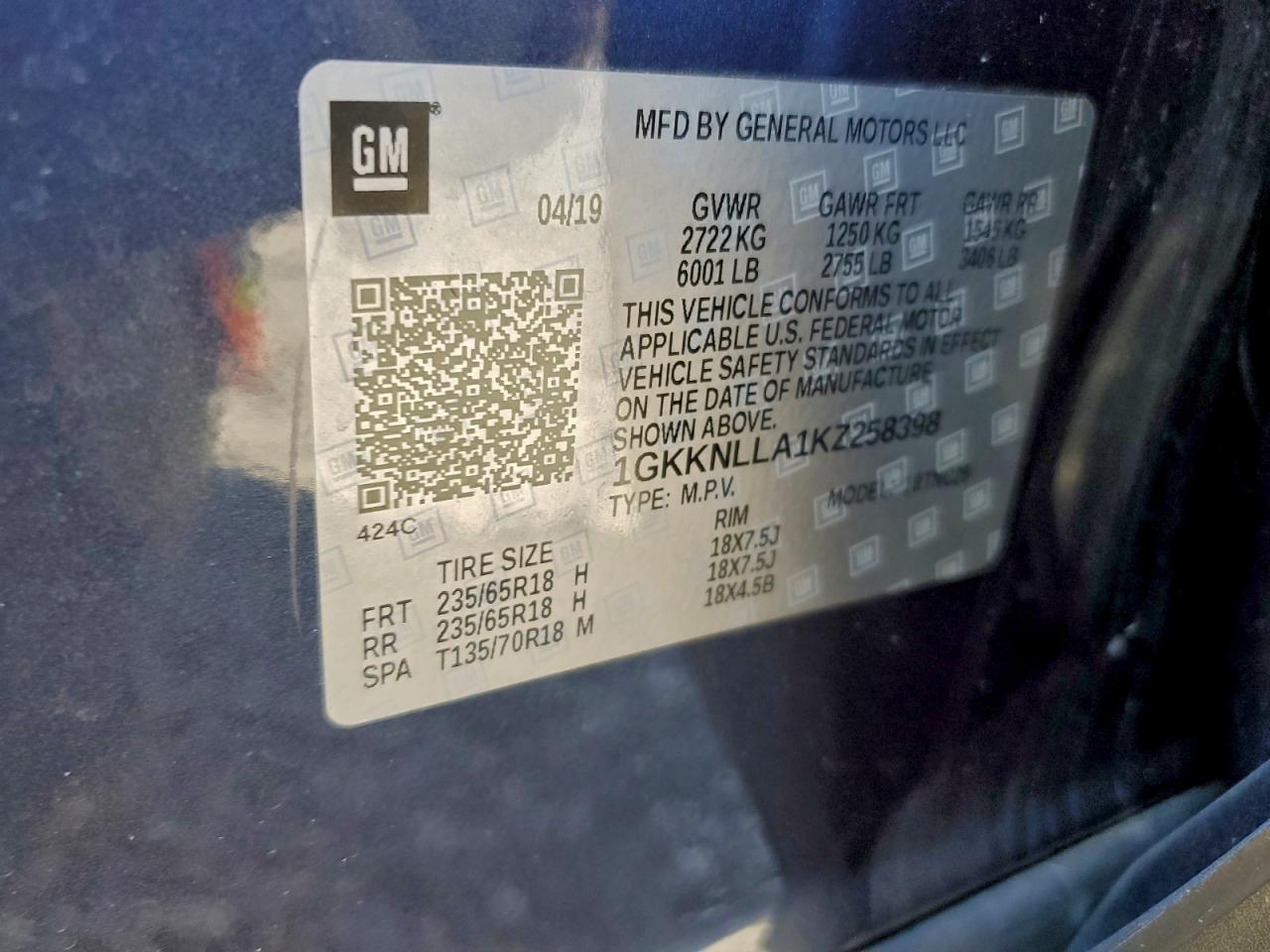 2019 GMC ACADIA SLE photo 25