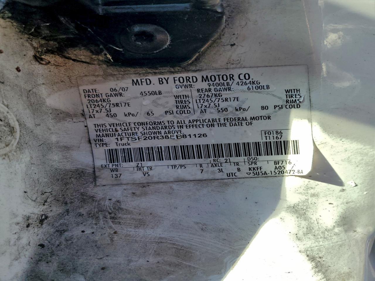 2008 FORD F250 SUPER DUTY photo 12