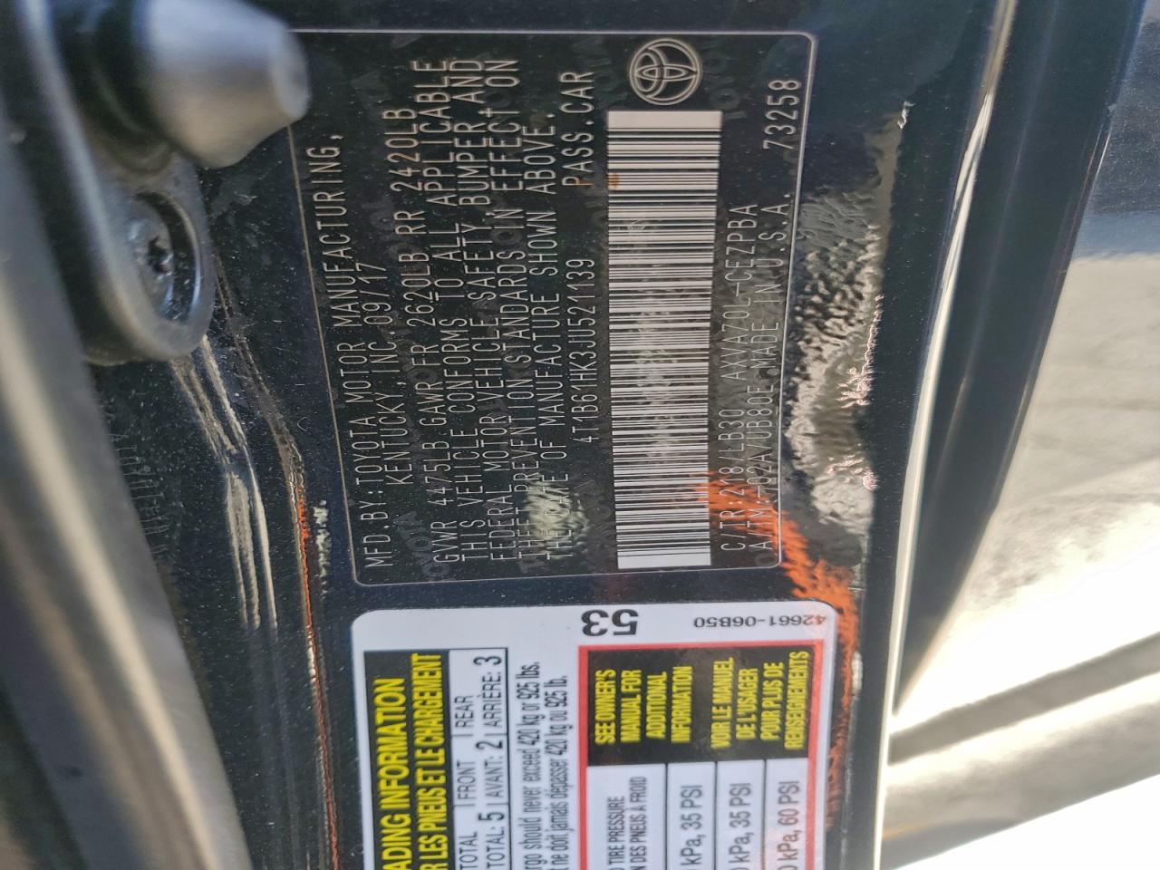 2018 TOYOTA CAMRY XSE photo 12