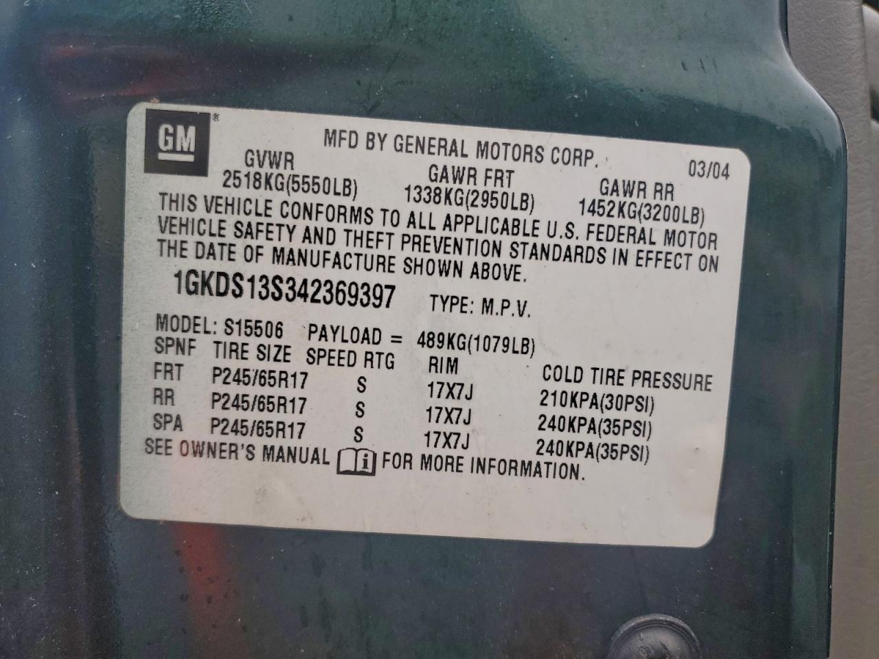 2004 GMC ENVOY photo 13